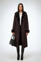 Rosanna - Brown Shearling Coat