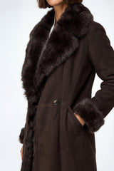 Rosanna - Brown Shearling Coat