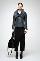 VSP - Renata - Clotho Indigo Shearling Jacket
