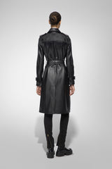 Madyson - Black Leather Coat
