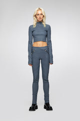 VSP - Agata - Indigo Leather Top