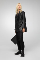 VSP - Black Leather Shirt