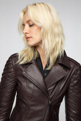 VSP - Bordeaux Leather Jacket