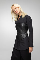 VSP - Black Leather Top