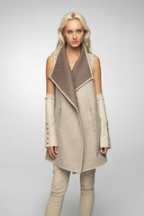 VSP - Zoe - Latte Wool Vest