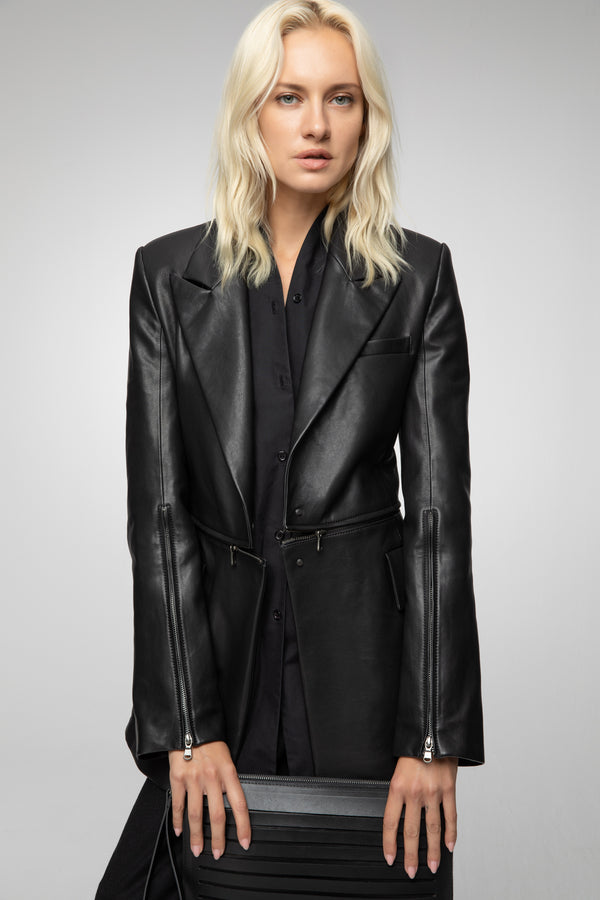 Vivienne - Black Leather Jacket