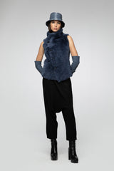 VSP - Nova - Indigo Shearling Vest