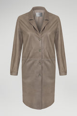 VSP - Grey Leather Coat