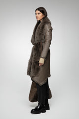 VSP - Venessa - Nude Shearling Coat