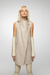 VSP - Zoe - Latte Wool Vest