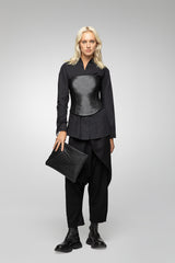 VSP - Black Leather Top