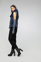 VSP - Nova - Indigo Shearling Vest