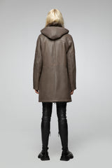 VSP - Nude Shearling Coat