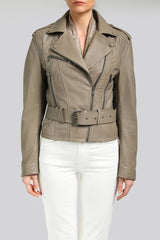 VSP - Grey Leather Jacket
