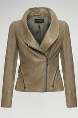 VSP - Beige Leather Jacket