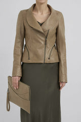 VSP - Beige Leather Jacket