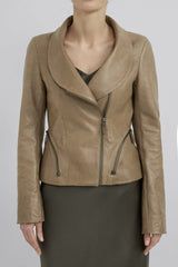 VSP - Beige Leather Jacket