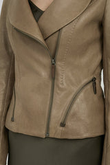 VSP - Beige Leather Jacket