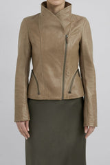 VSP - Beige Leather Jacket