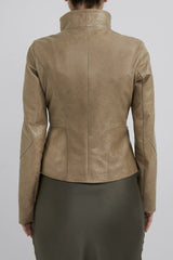 VSP - Beige Leather Jacket