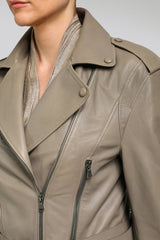 VSP - Grey Leather Jacket