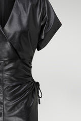 Sonia- Leather Dress