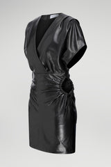 Sonia- Leather Dress