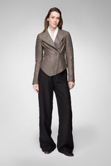 VSP - Nude Leather Jacket