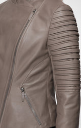 VSP - Nude Leather Jacket