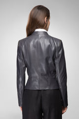 VSP - Lola - Anthracite Leather Jacket