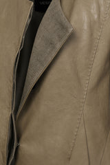 VSP - Beige Leather Jacket