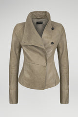 VSP - Dark Beige Leather Jacket