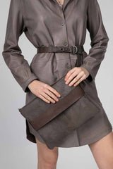 VSP - Grey Leather Coat