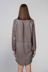VSP - Grey Leather Coat