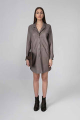 VSP - Grey Leather Coat
