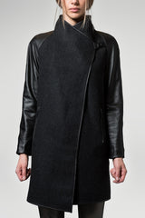 VSP - Anthracite Grey Wool Coat