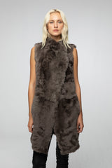 VSP - Nude Shearling Vest