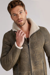 VSP - Green Shearling Jacket