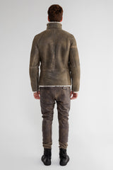 VSP - Green Shearling Jacket