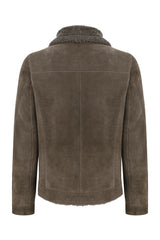 V S P - Grey Stone Shearling Jacket