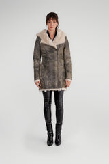 VSP - Green Shearling Coat