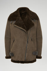 Harper - Manteau en peau lainée