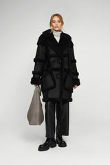 VSP - Black Shearling Coat
