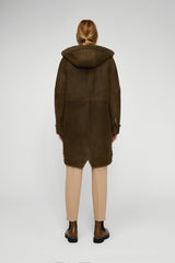 VSP - Adelyn - Brown Tobacco Shearling Coat