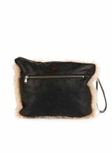 VSP - Beige Shearling Clutch