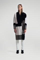 VSP - Multicolor Shearling Coat