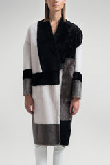 VSP - Multicolor Shearling Coat