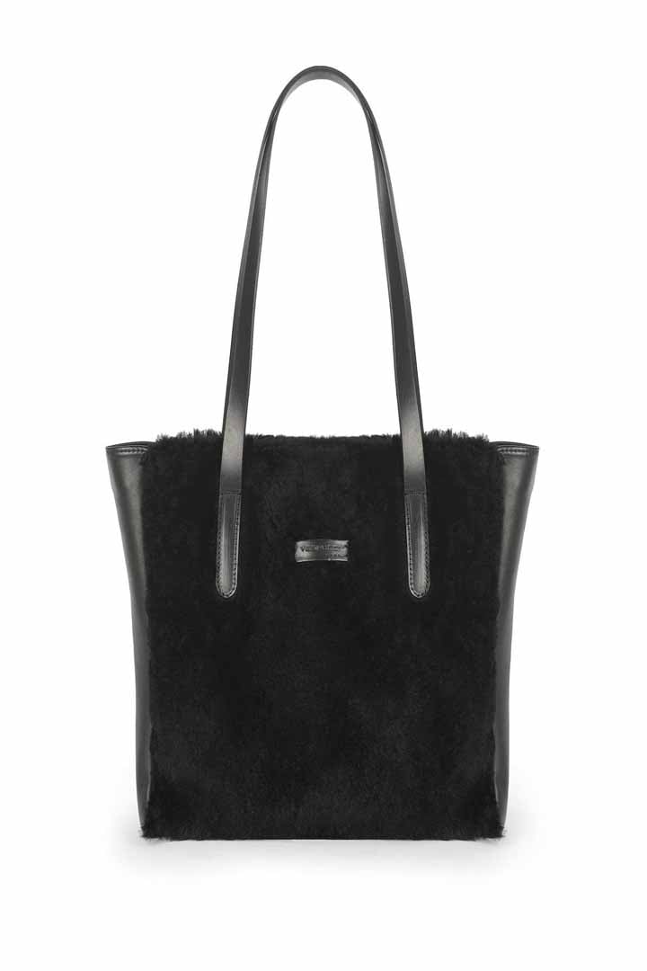 Black Shearling Shoulderbag main image 1