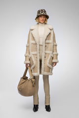 VSP - Ecru Shearling Coat