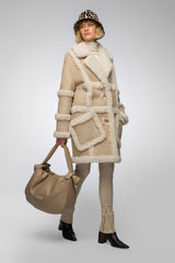 VSP - Ecru Shearling Coat